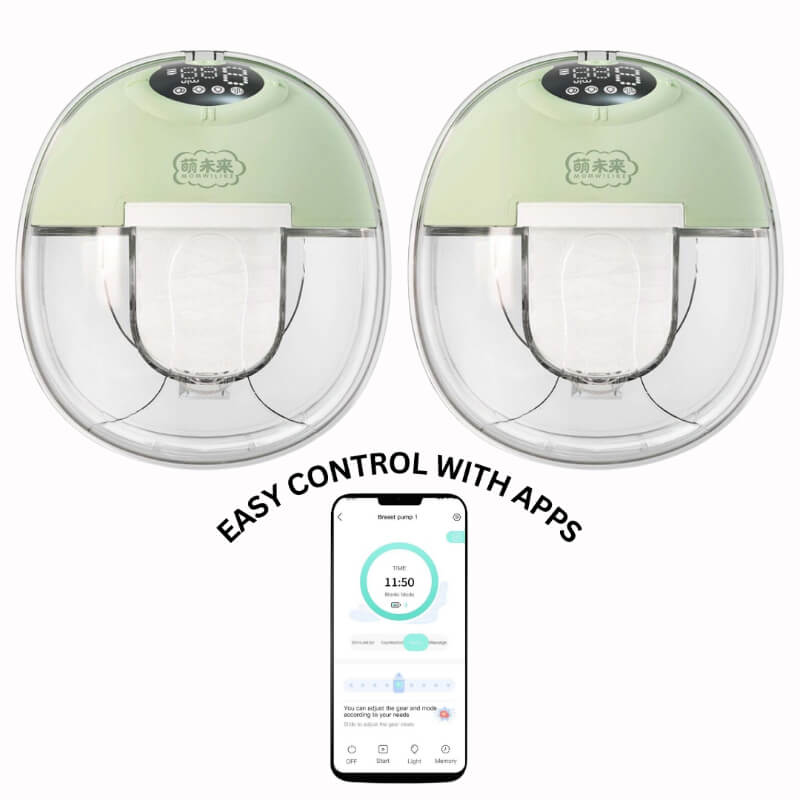 Momwilike Double Wearable Breastpump With Apps